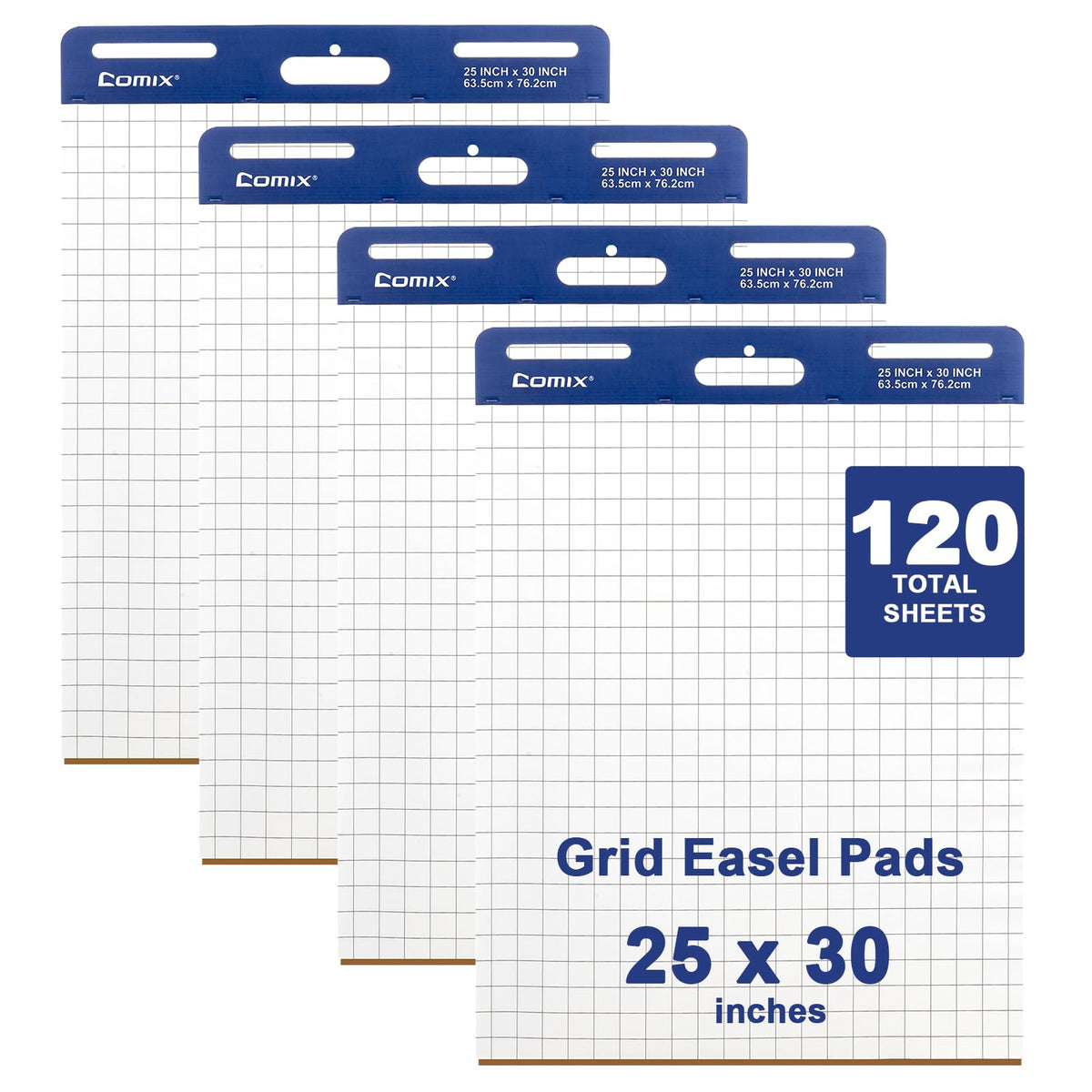 25 x 30 In Flip Chart Easel Pad, 30 Sheets/Pad, 4 Pads L383