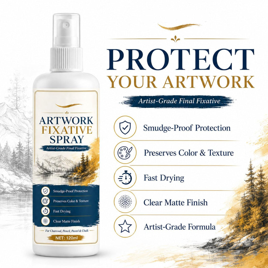 Matte Quick Dry Artwork Fixative Spray 5Pcs J549229