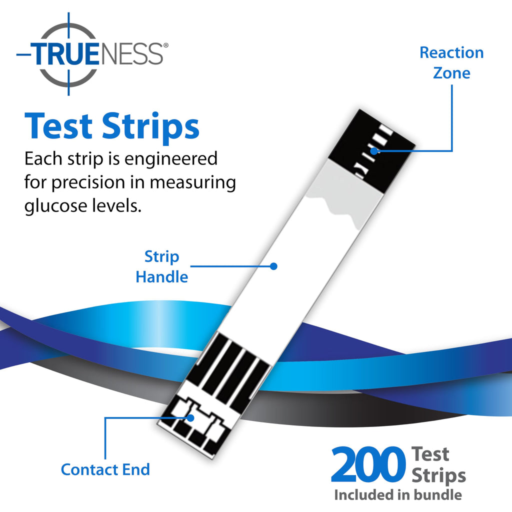 Blood Glucose Test Strips, 200 Count V162808