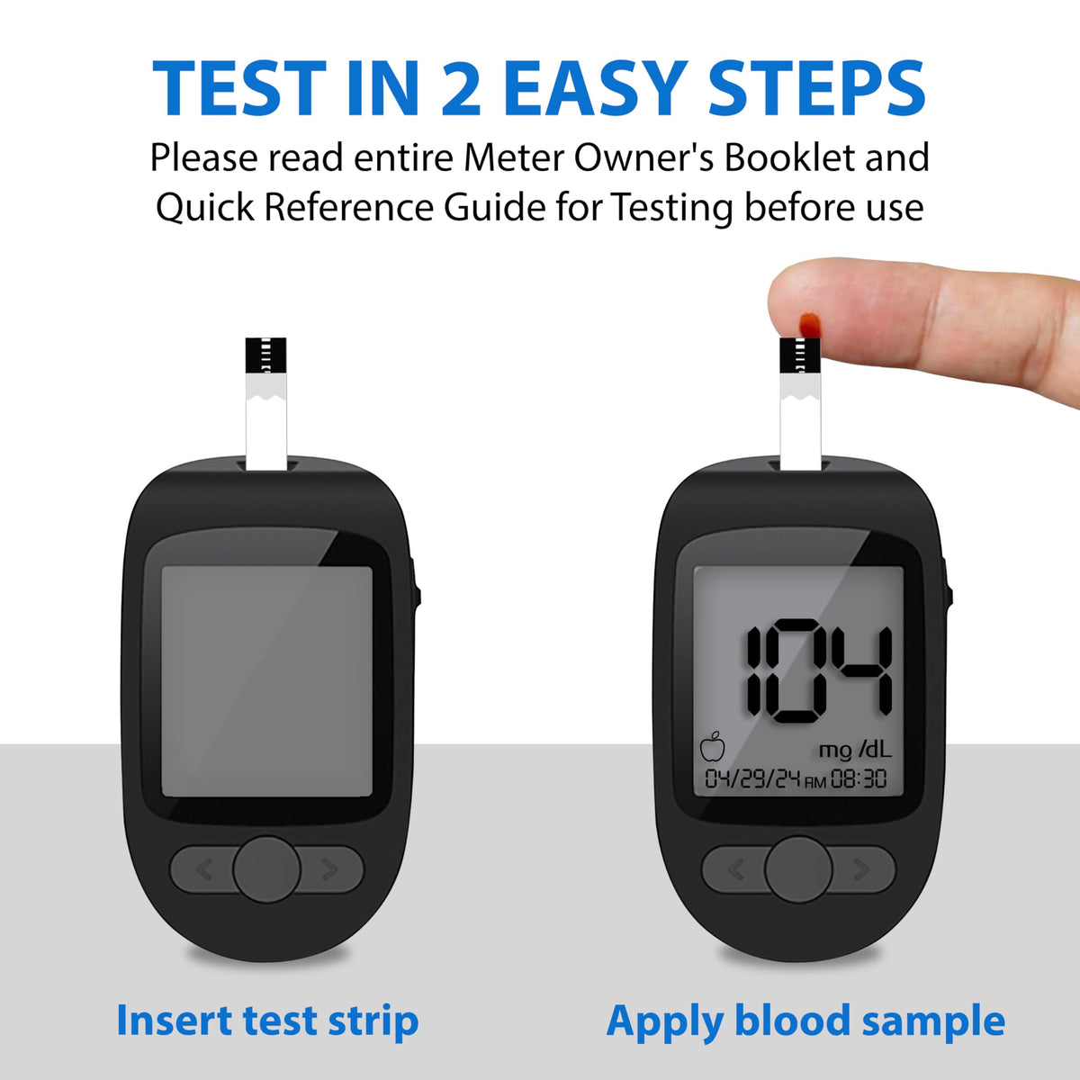 Blood Glucose Test Strips, 200 Count V162808