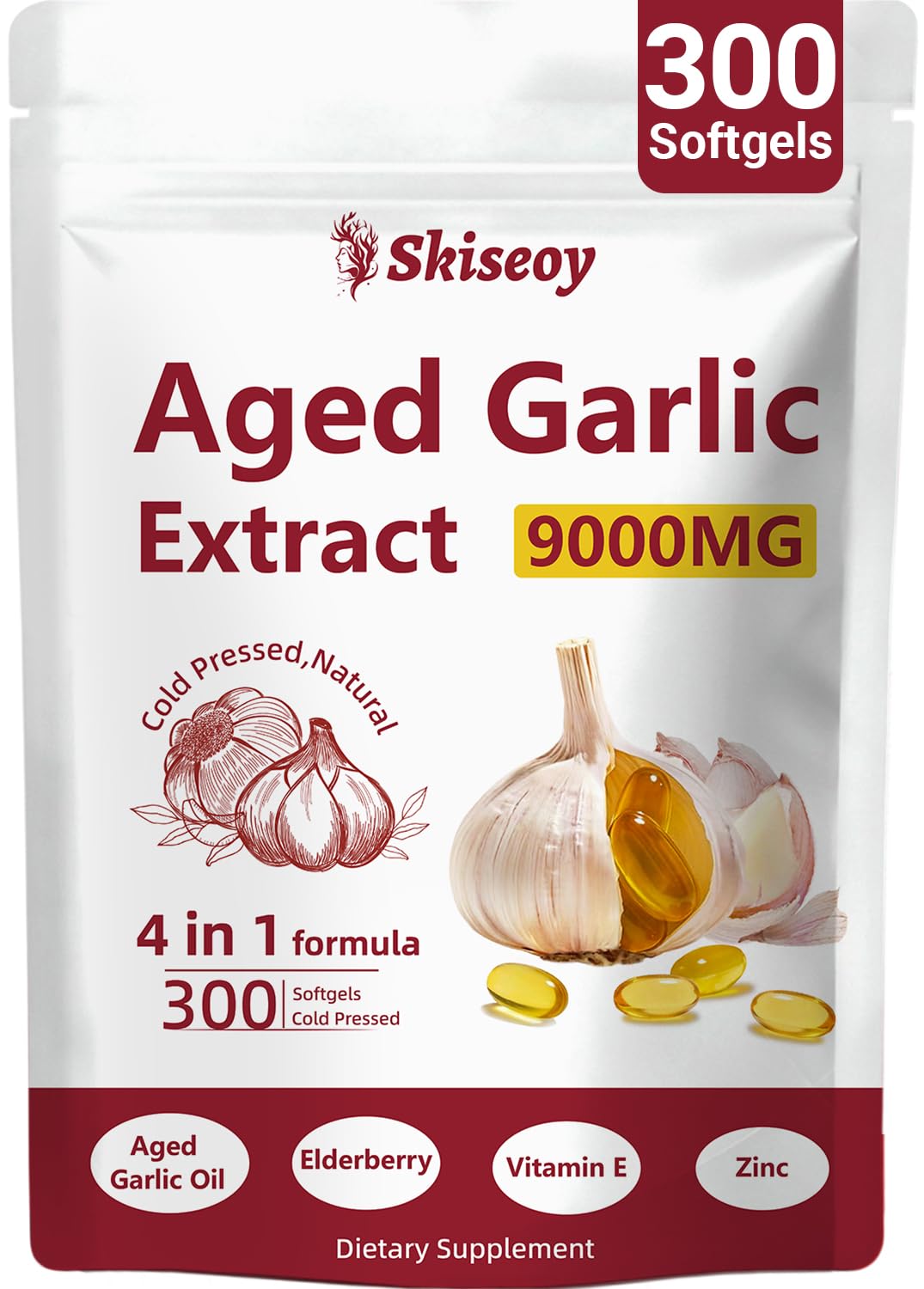 Aged Garlic Extract Vegetarian Softgels H2948