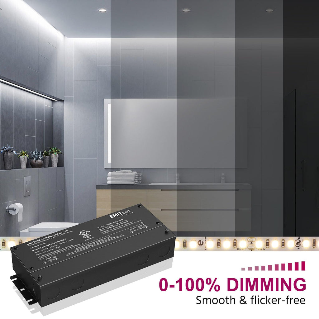200W 24V Dimmable LED Driver S5614