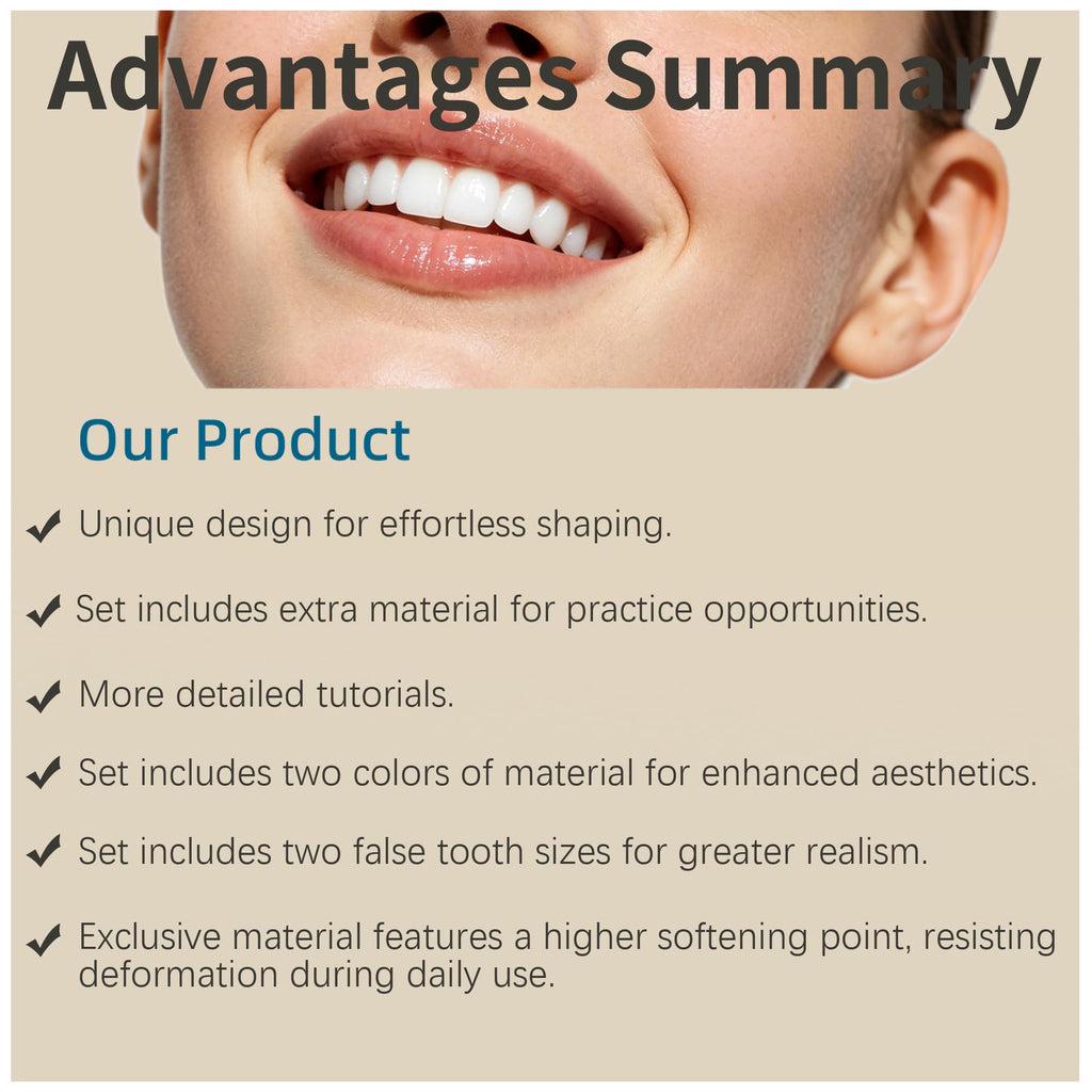 Moldable Temporary False Teeth Kit I776
