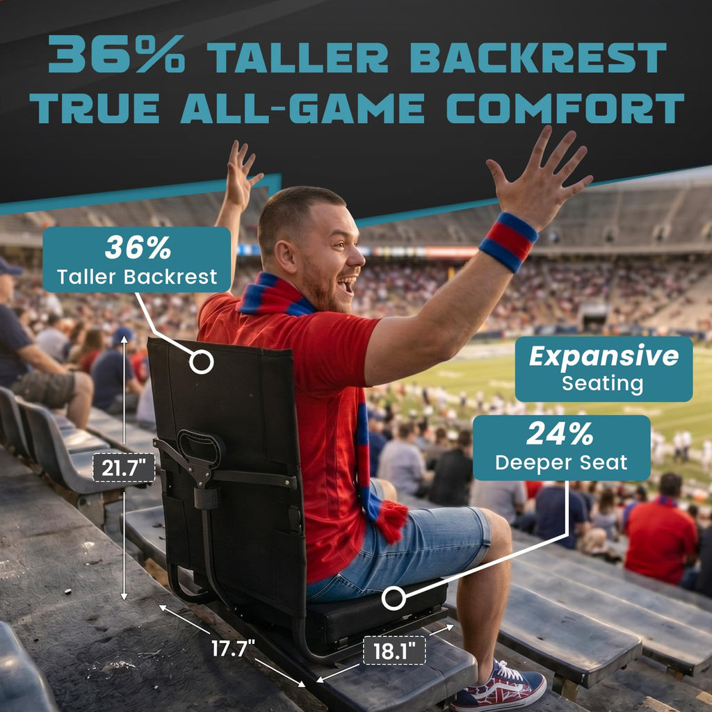 Folding Stadium Seat with Back Support G877