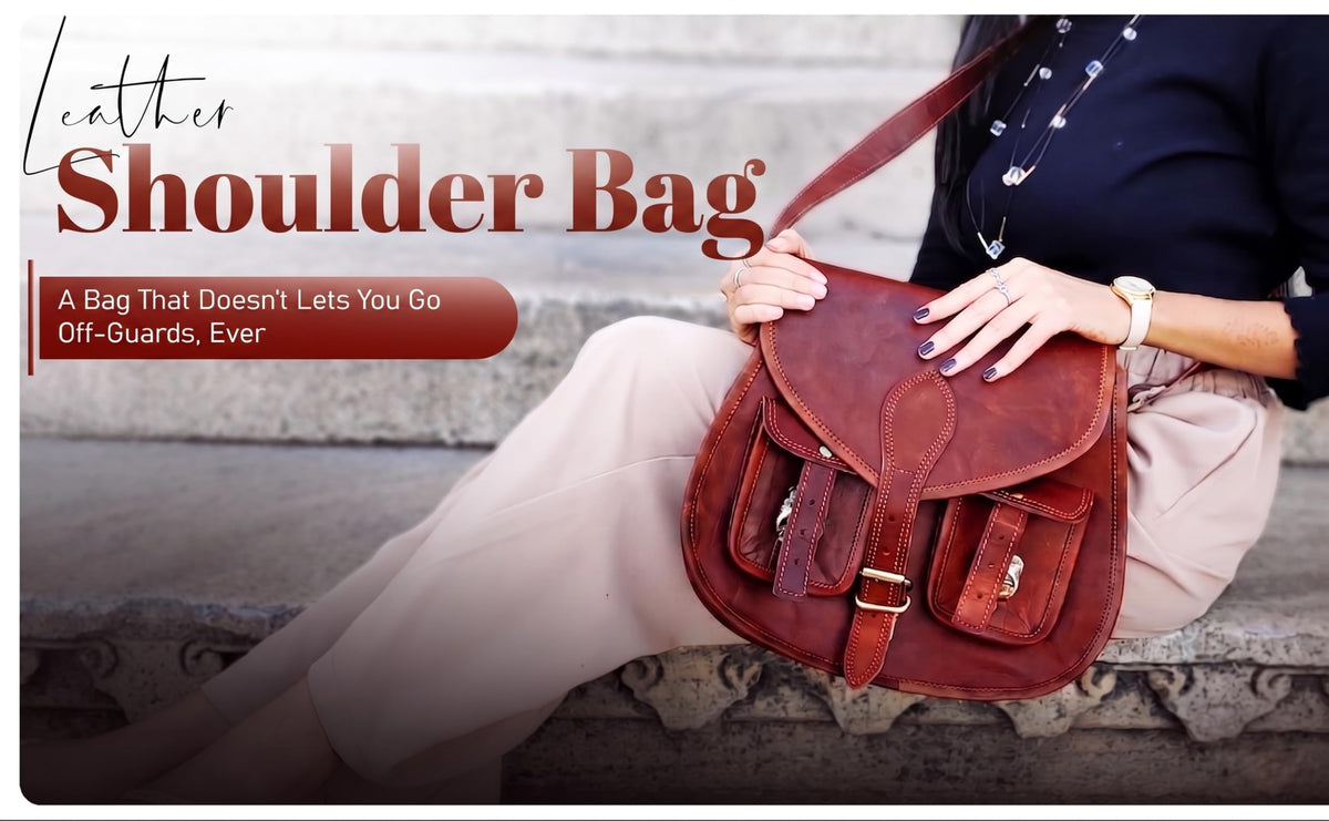 Women Vintage Style Genuine Leather Crossbody Shoulder Bag M806055
