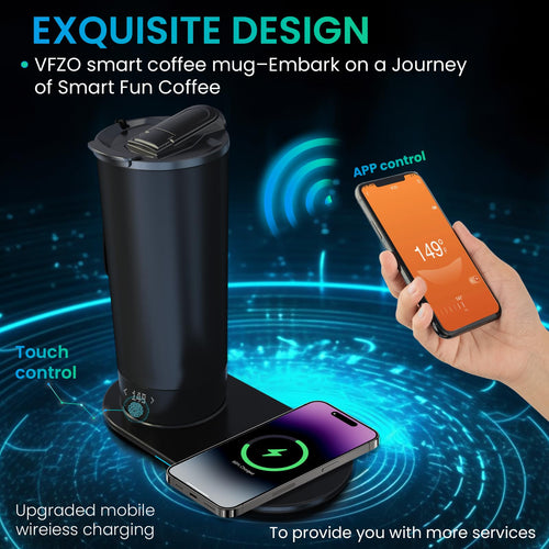20 Oz Temperature Control Heated Travel Mug H8076