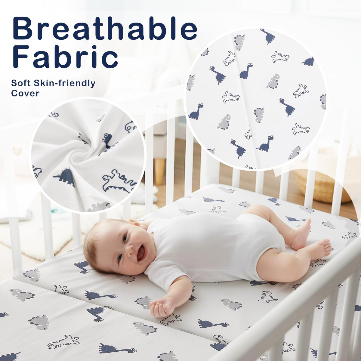 Trifold Pack and Play Mattress 38'' x 26'' x 3'' Memory Foam W9617