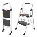 2 Step Ladder with Anti-Slip Pedal Y701