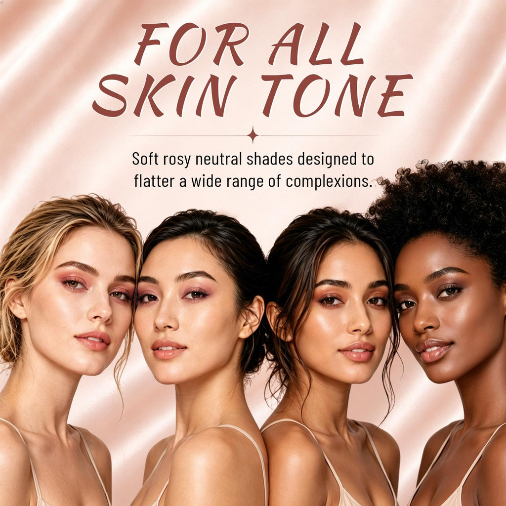 6-Color Matte and Shimmer Eyeshadow Palette with Brush L20179