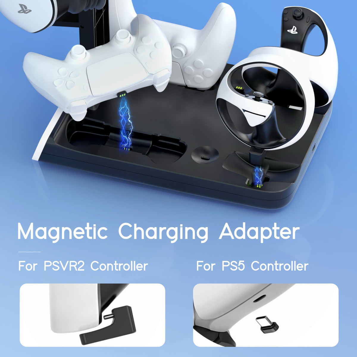 Controller Charging Dock with LED Light and Type-C Cable B16517
