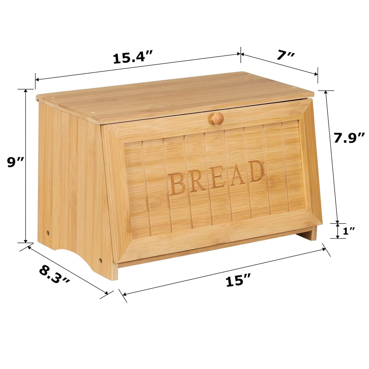 Wooden Bread Box S76545