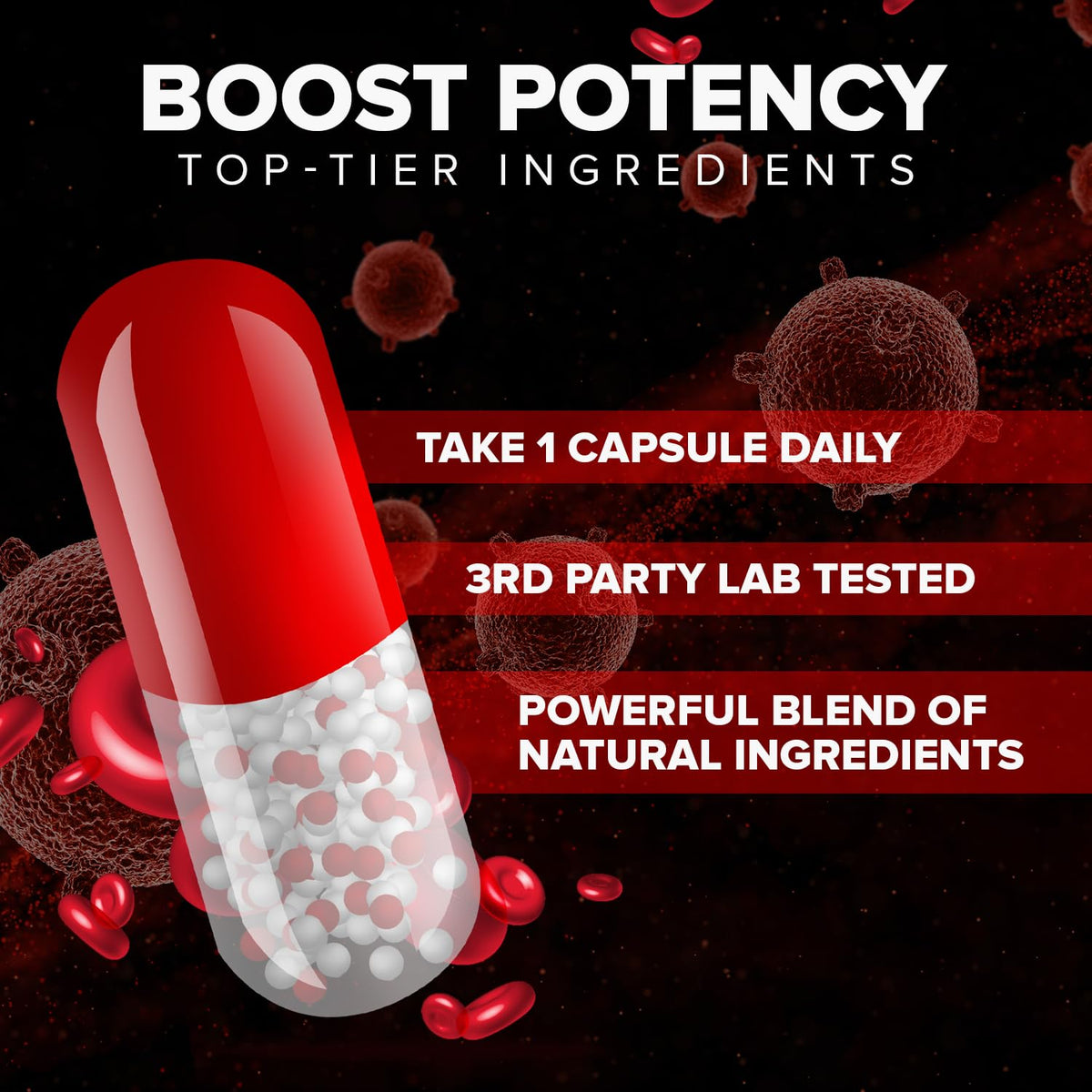All Natural Maximum Strength Capsules 5 Pack - 300 Capsules F672