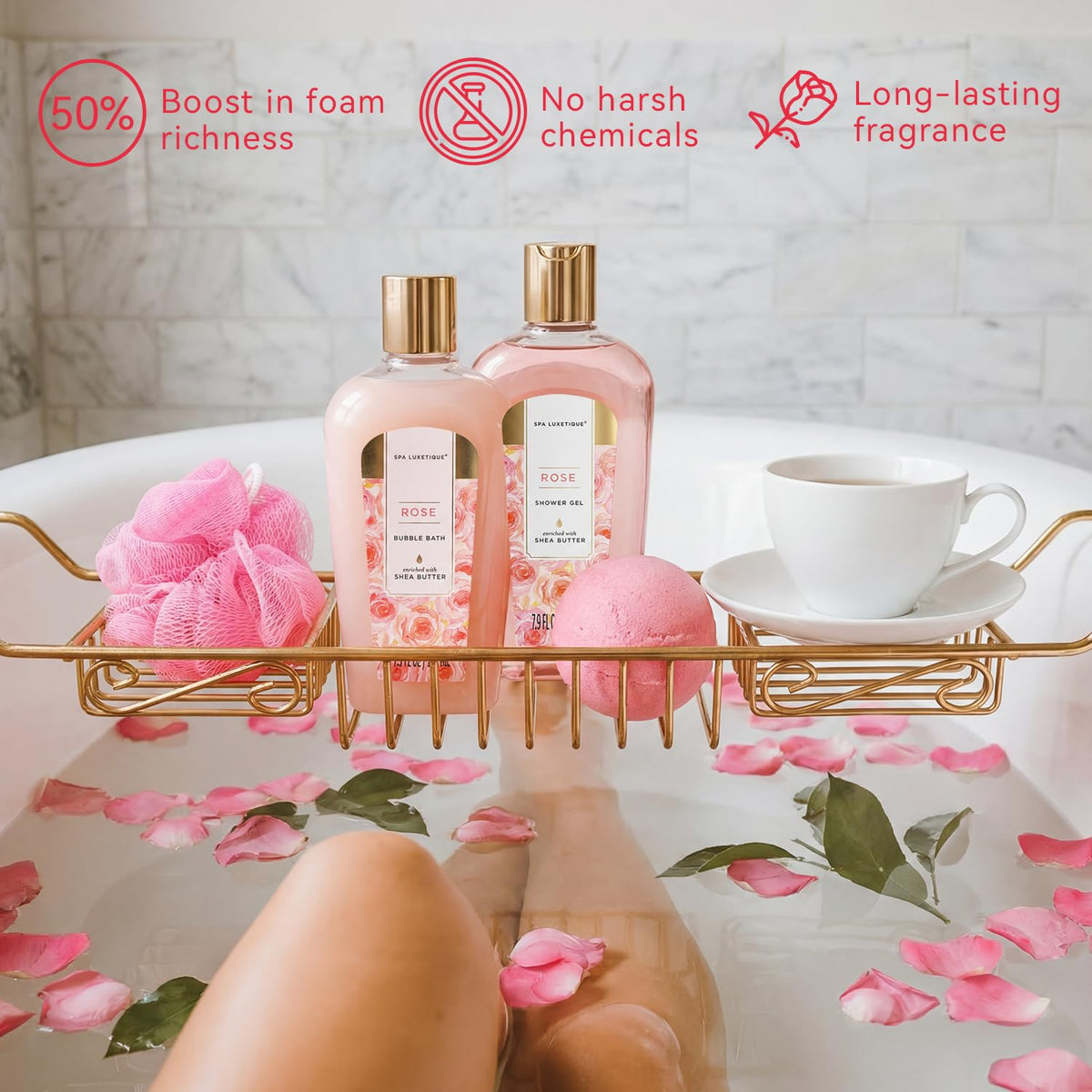 8 Pcs Rose Spa Gift Set G448
