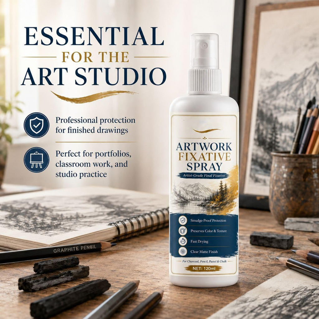 Matte Quick Dry Artwork Fixative Spray 5Pcs J549229