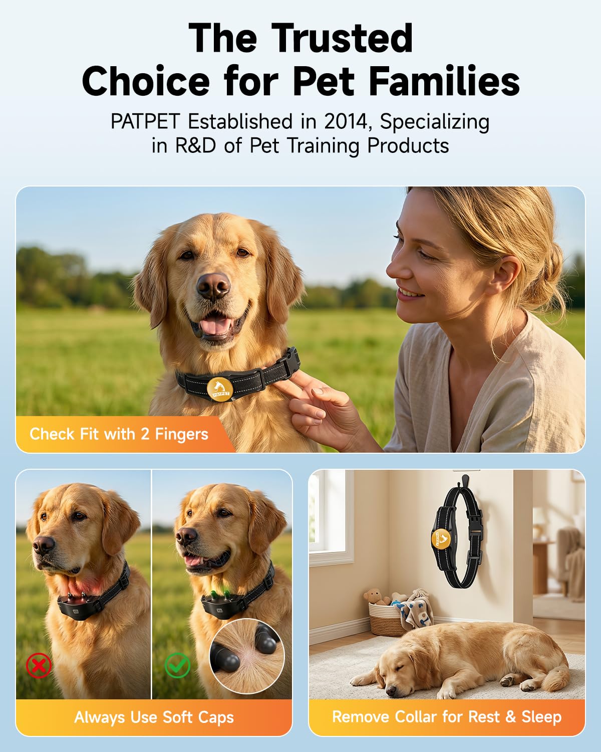 Rechargeable Dog Training Collar with Remote F1466