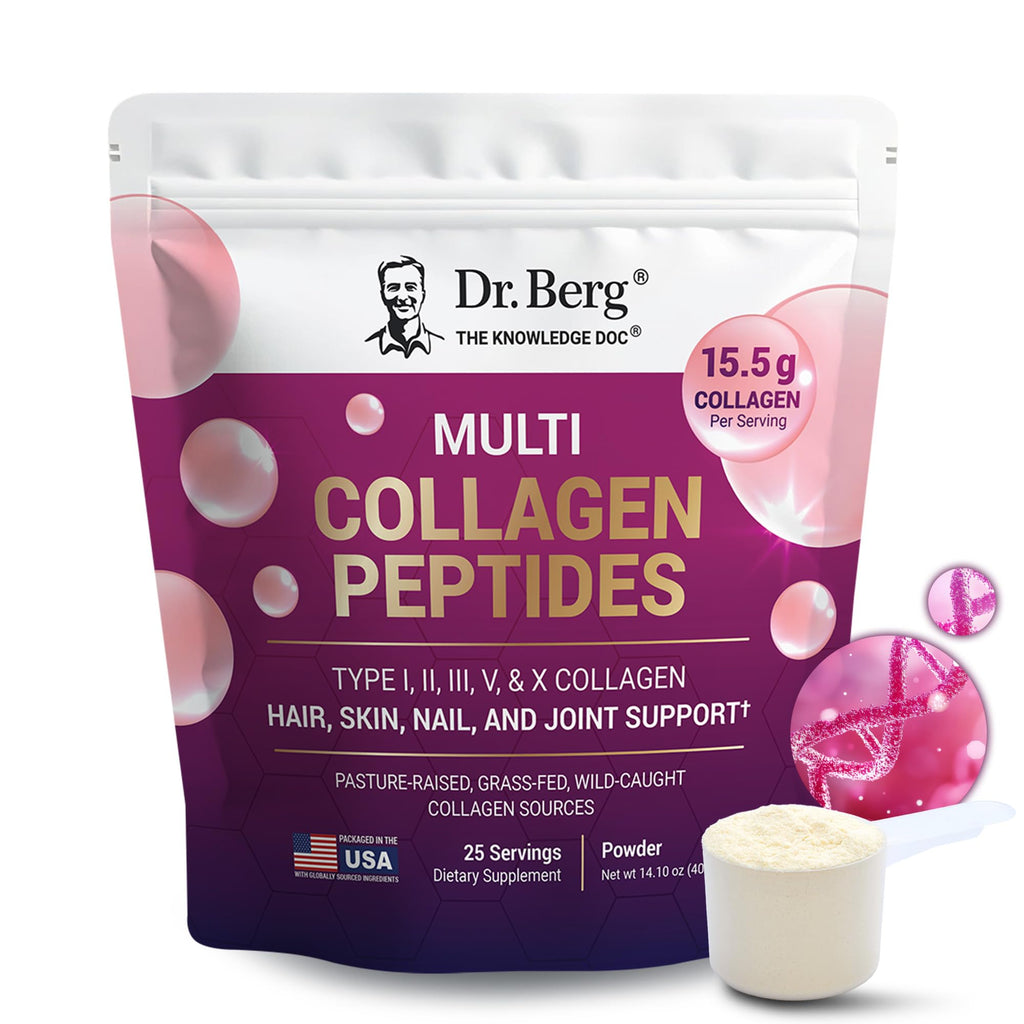 Unflavored Multi Collagen Peptides Powder 25 Servings X259491