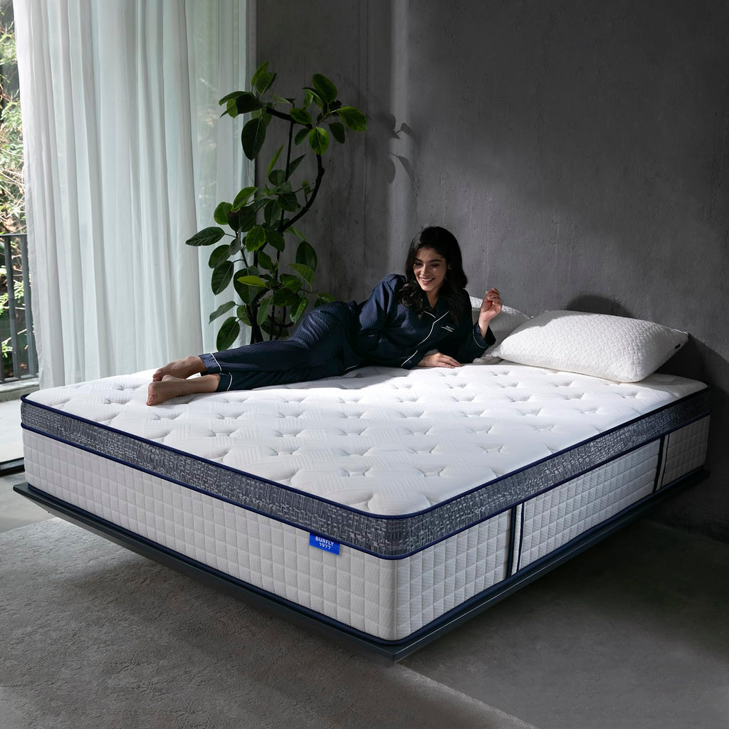 Queen Size 12 Inch Hybrid Memory Foam Mattress Z590