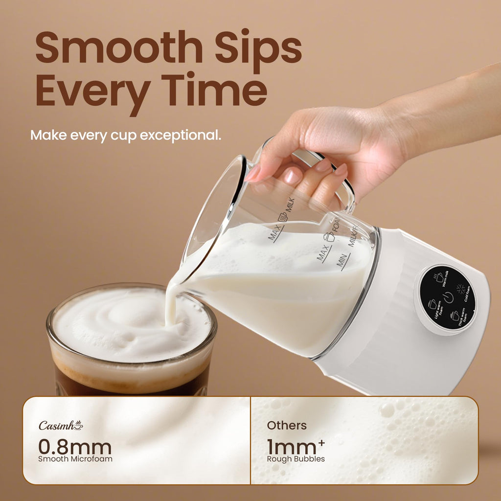 4-in-1 Electric Milk Frother and Steamer 13.52oz X737