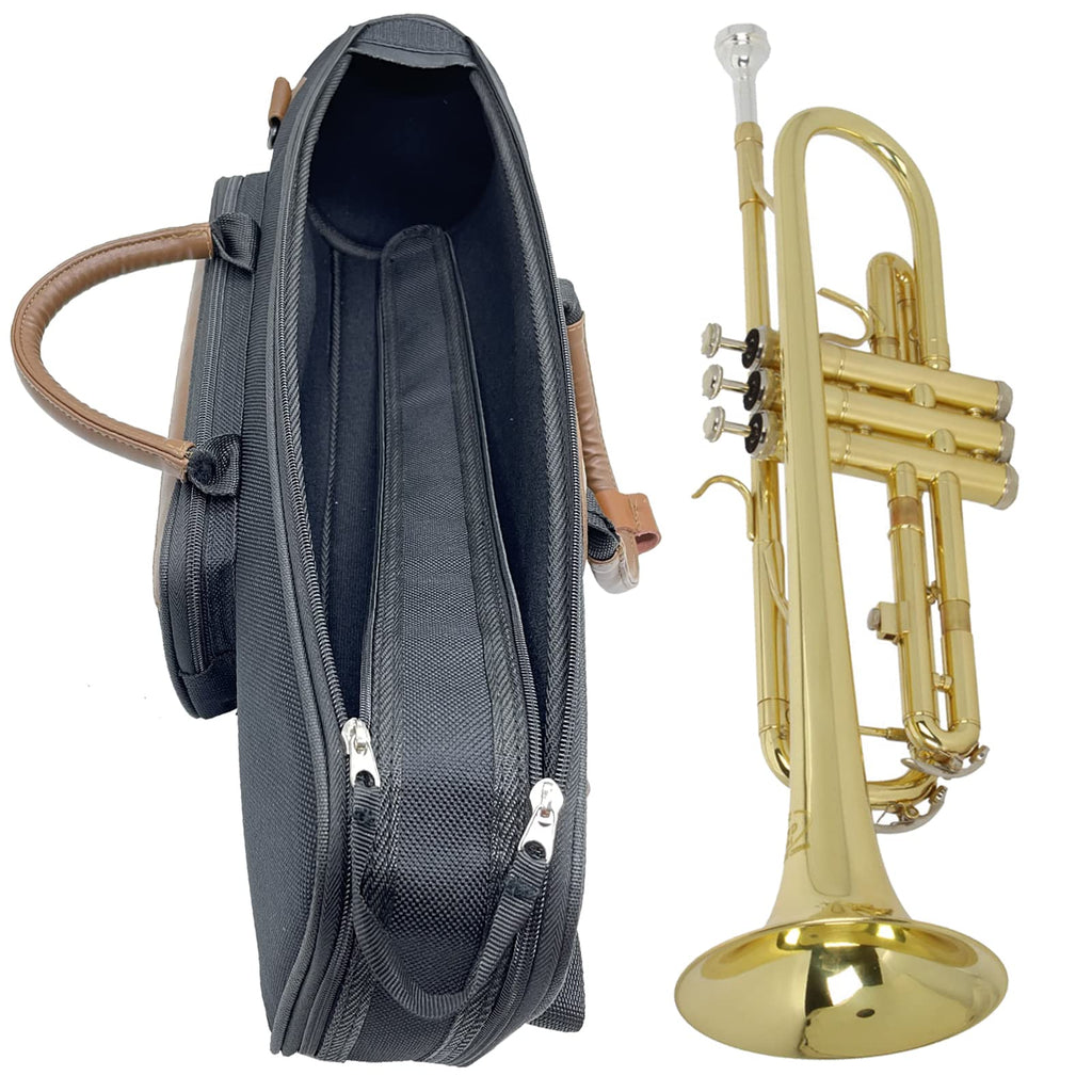 Water-resistant Oxford Cloth Trumpet Gig Bag with Shoulder Strap M778