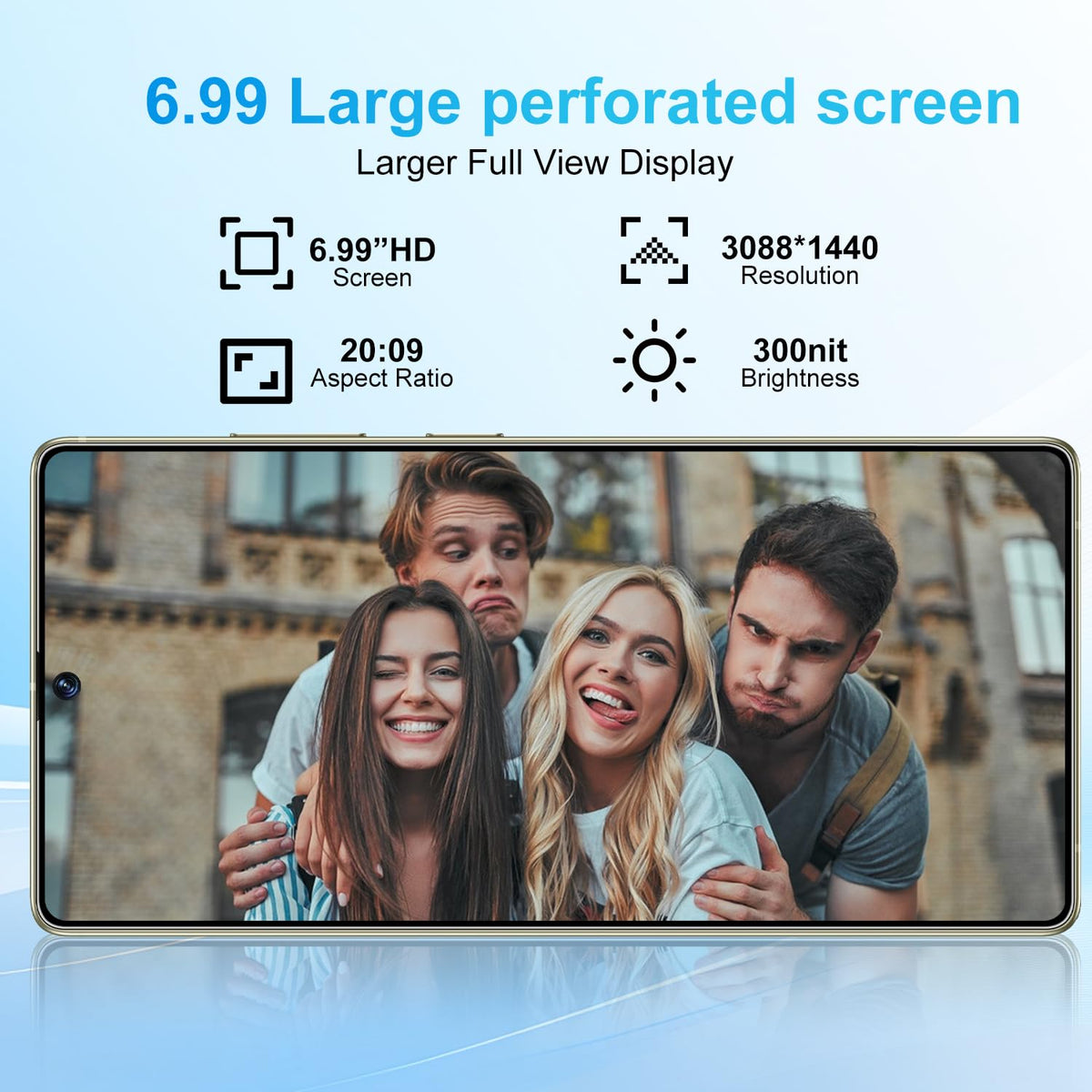 5G Unlocked Smartphone 12GB+512GB 6.99" 7000mAh Black I5376