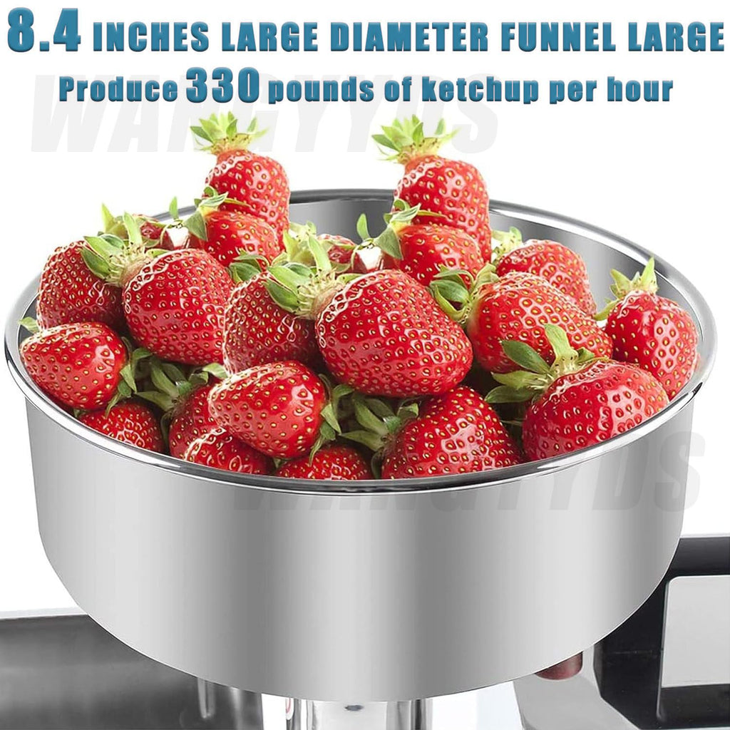 450W Electric Tomato Strainer Stainless Steel A35998