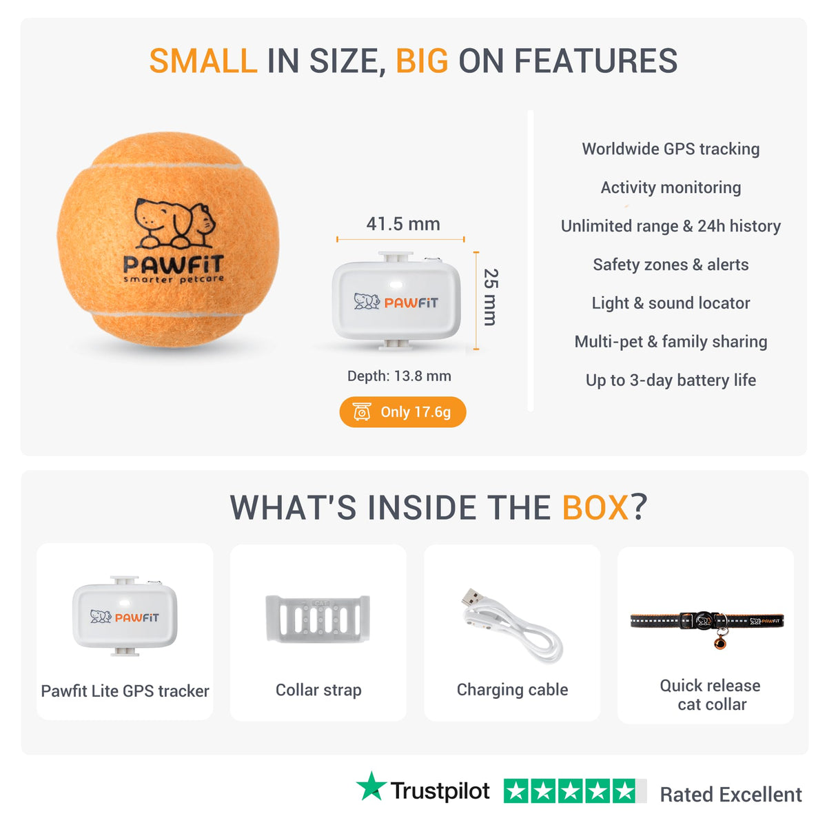 4G GPS Cat Tracker Ultra-Light I748577