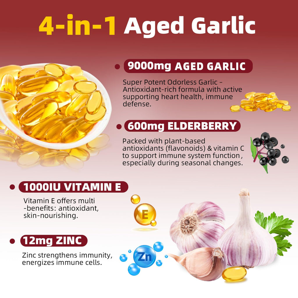 Aged Garlic Extract Vegetarian Softgels H2948