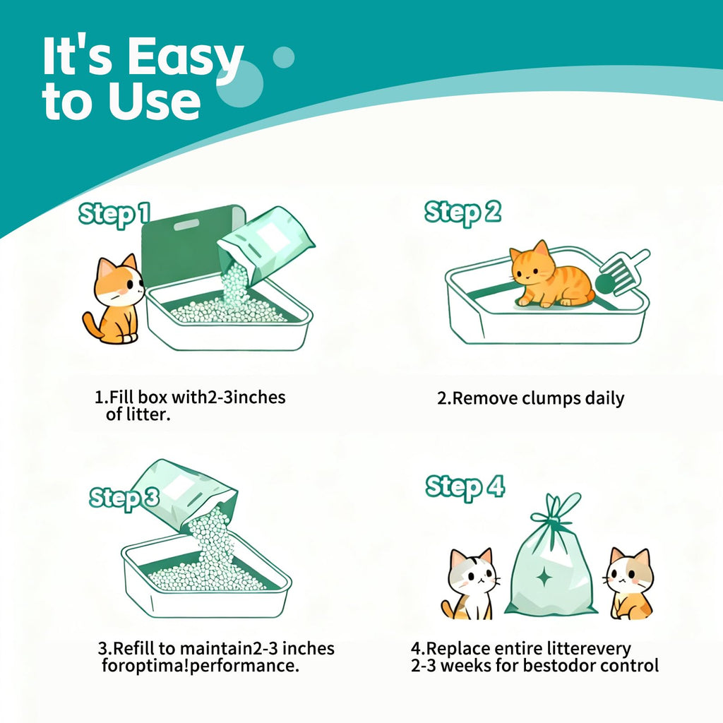 Cassava Cat Litter Odor Control Dust-Free Clumping X58863