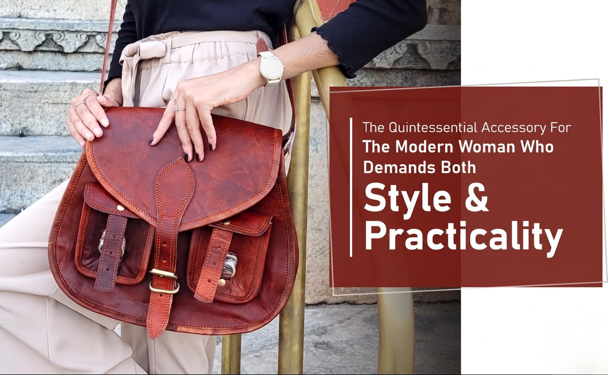 Women Vintage Style Genuine Leather Crossbody Shoulder Bag M806055