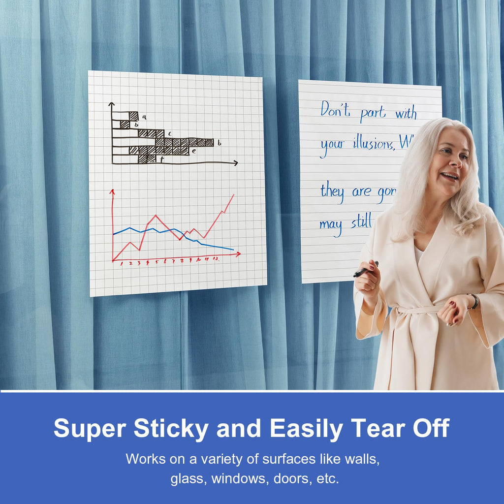 25 x 30 In Flip Chart Easel Pad, 30 Sheets/Pad, 4 Pads L383