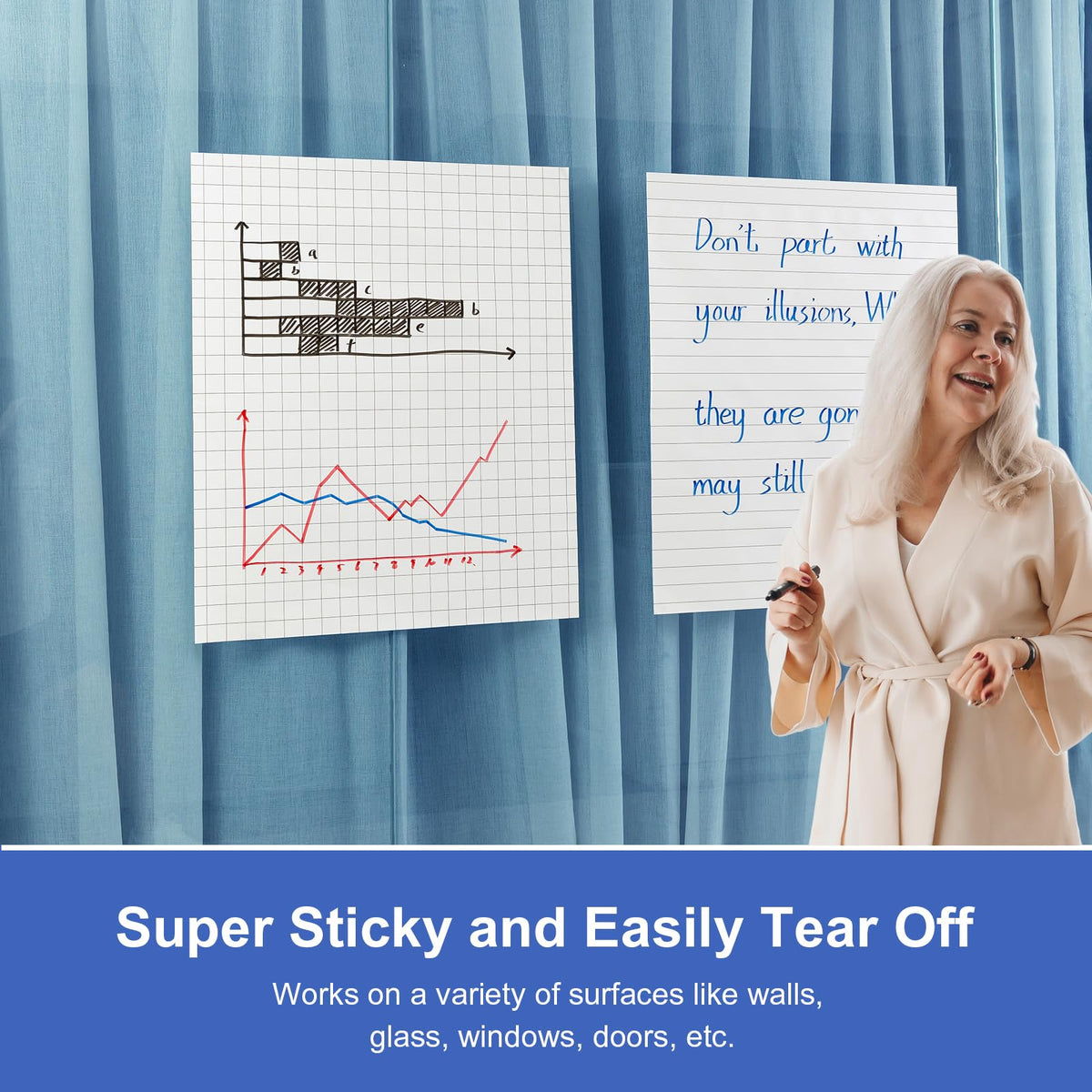 25 x 30 In Flip Chart Easel Pad, 30 Sheets/Pad, 4 Pads L383