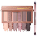 6-Color Matte and Shimmer Eyeshadow Palette with Brush L20179