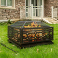 32 Inch Wood Burning Outdoor Fire Pit Y11683