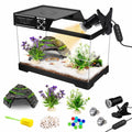 Mini Turtle Tank Kit with Adjustable Lamp and Lid K364836