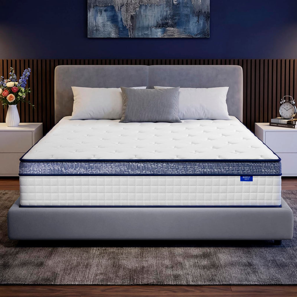 Queen Size 12 Inch Hybrid Memory Foam Mattress Z590