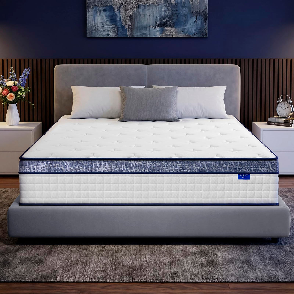 Queen Size 12 Inch Hybrid Memory Foam Mattress Z590