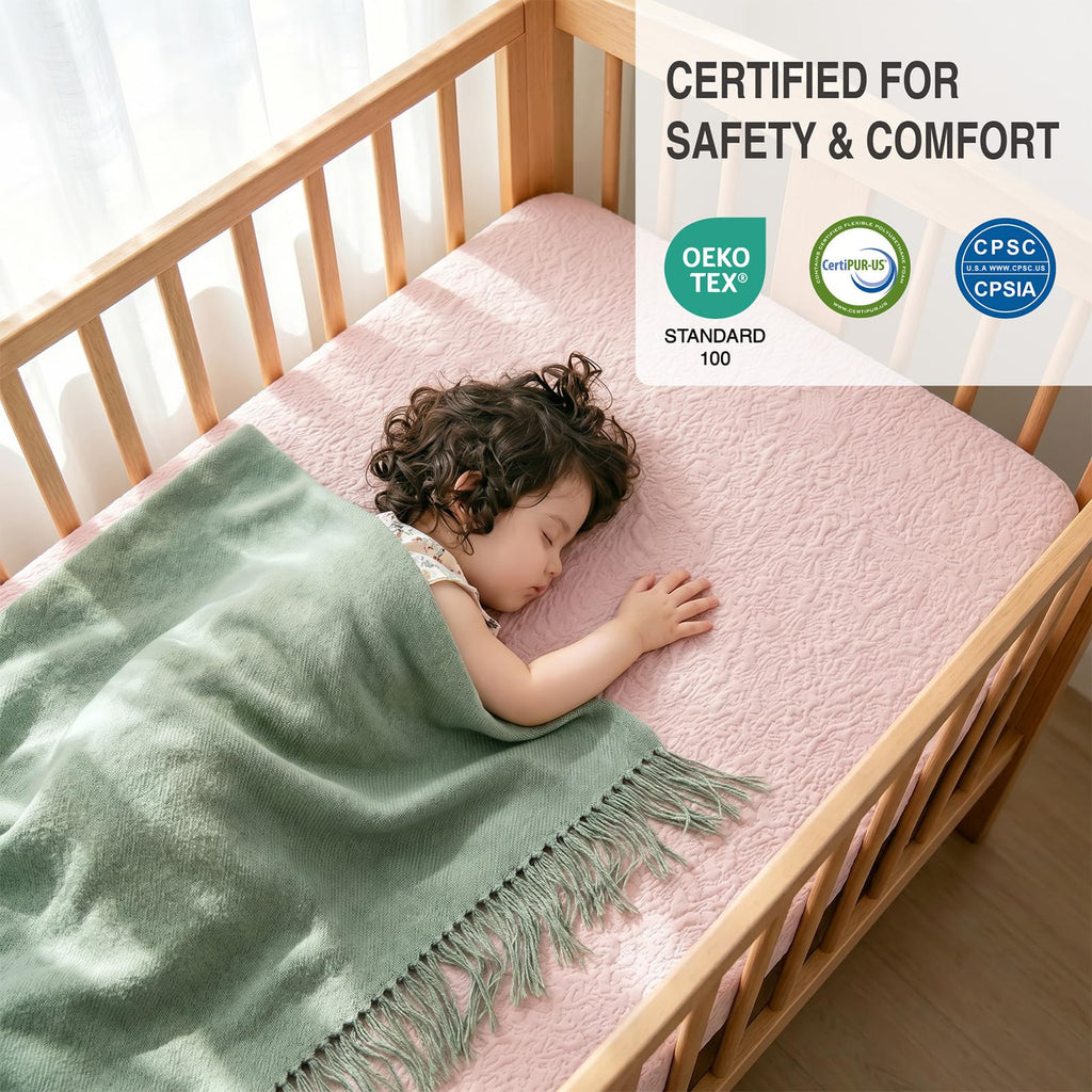Dual Sided Gel Memory Foam Crib and Toddler Mattress J544069