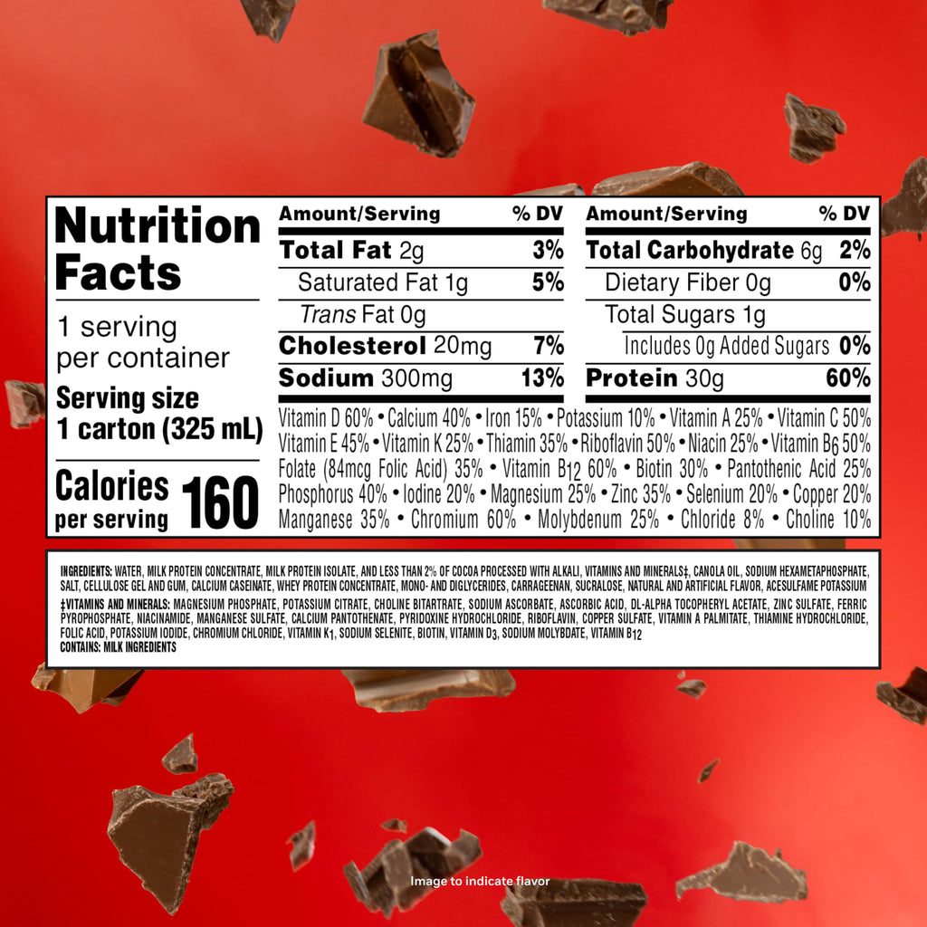 Chocolate Protein Shakes 11 Fl Oz Pack of 18 P2826