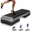 43 inch Adjustable Aerobic Exercise Step Platform with 4 Risers X232782