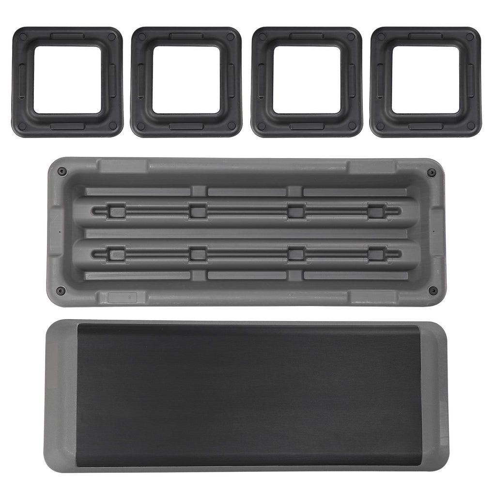 43 inch Adjustable Aerobic Exercise Step Platform with 4 Risers X232782