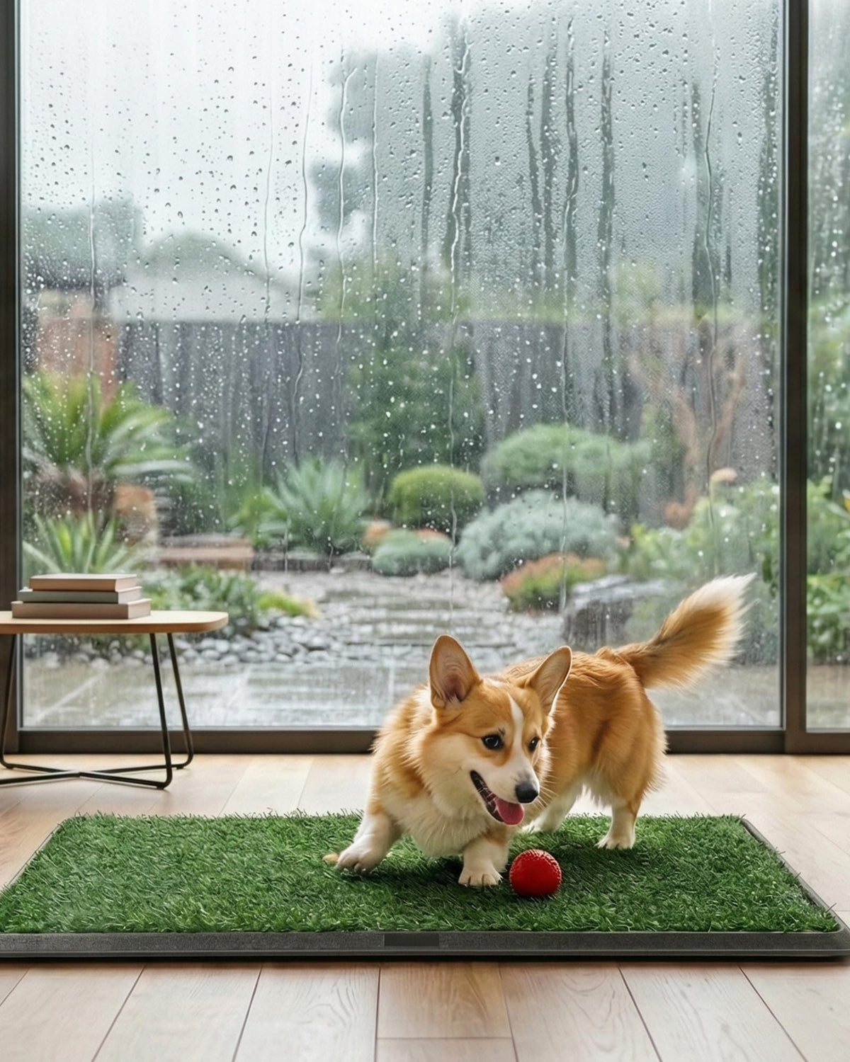 Grass Pad for Dogs Potty, 3-Layer Reusable, Washable, 30 x 20 in A854683