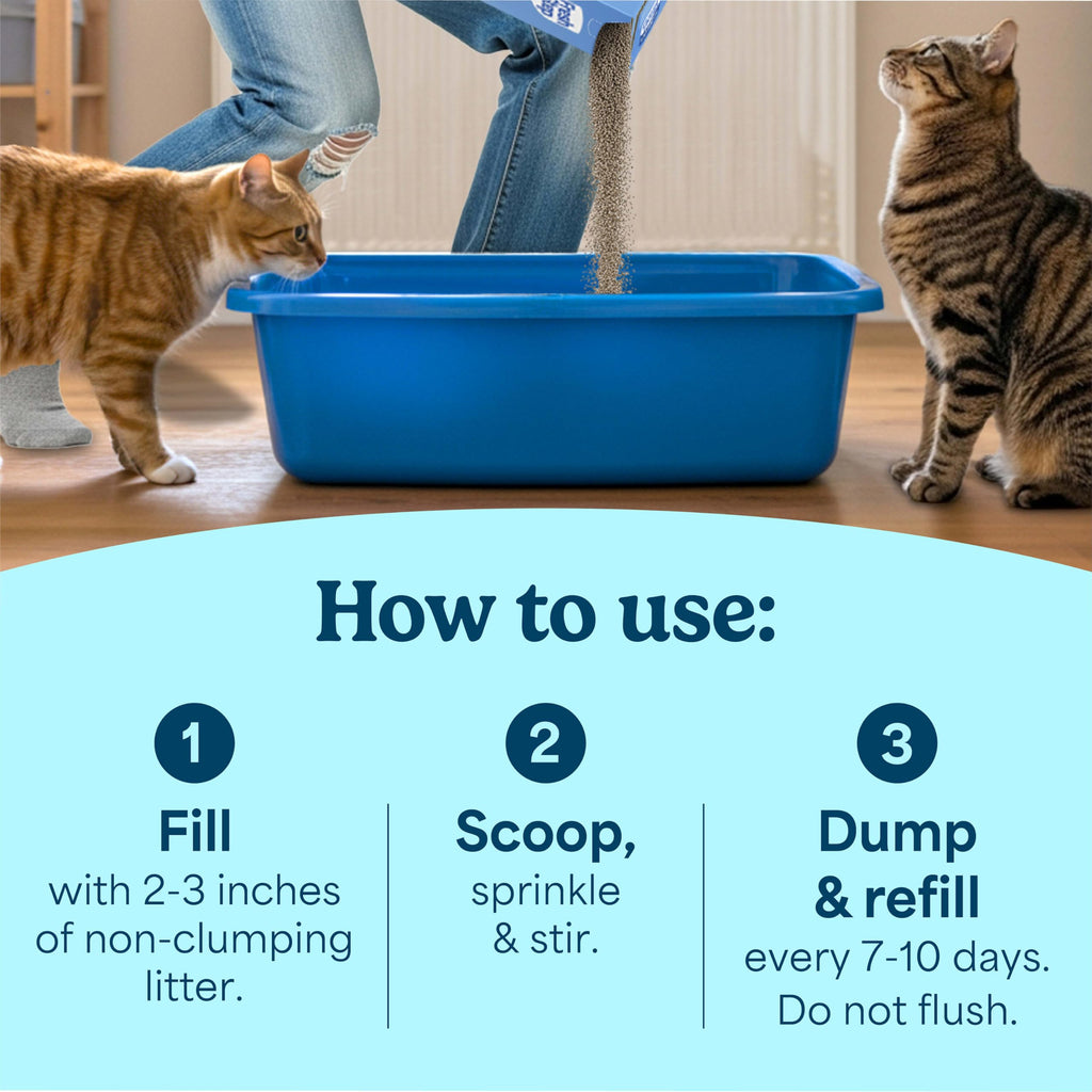 Non-Clumping Cat Litter with Odor Control, 35 lb. Bag A508