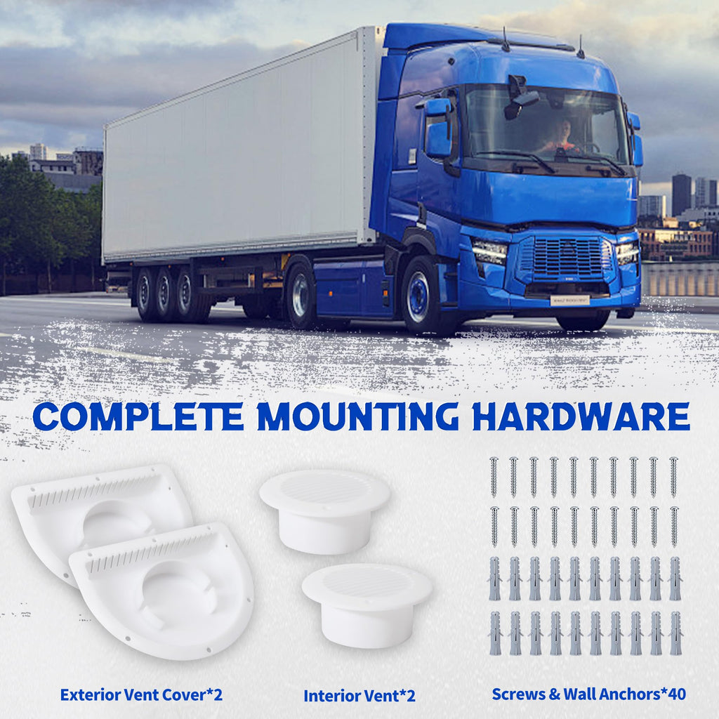 RV Vent Covers with Mounting Hardware Y36188