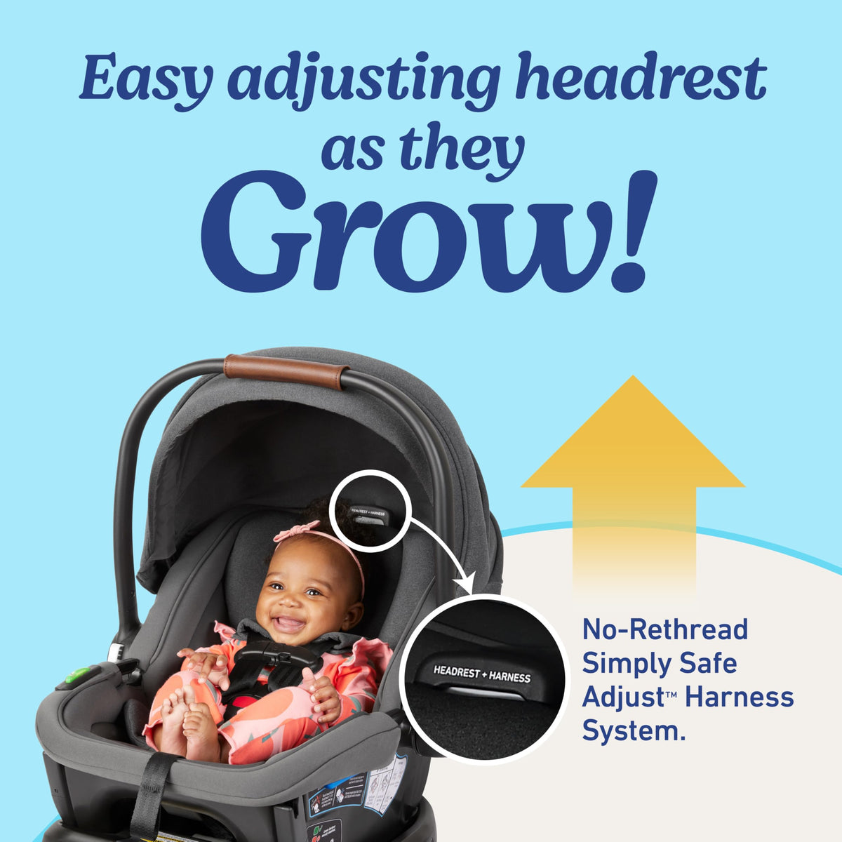 Infant Car Seat, Lightweight, Reclining Rear Facing P57818
