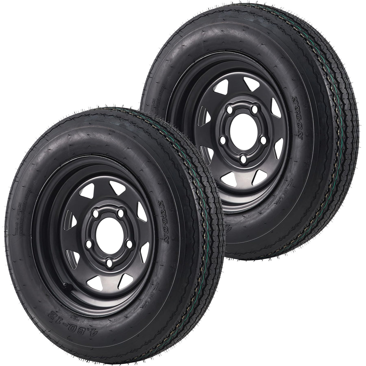4.80-12 Trailer Tires with 12 in Rims D77585