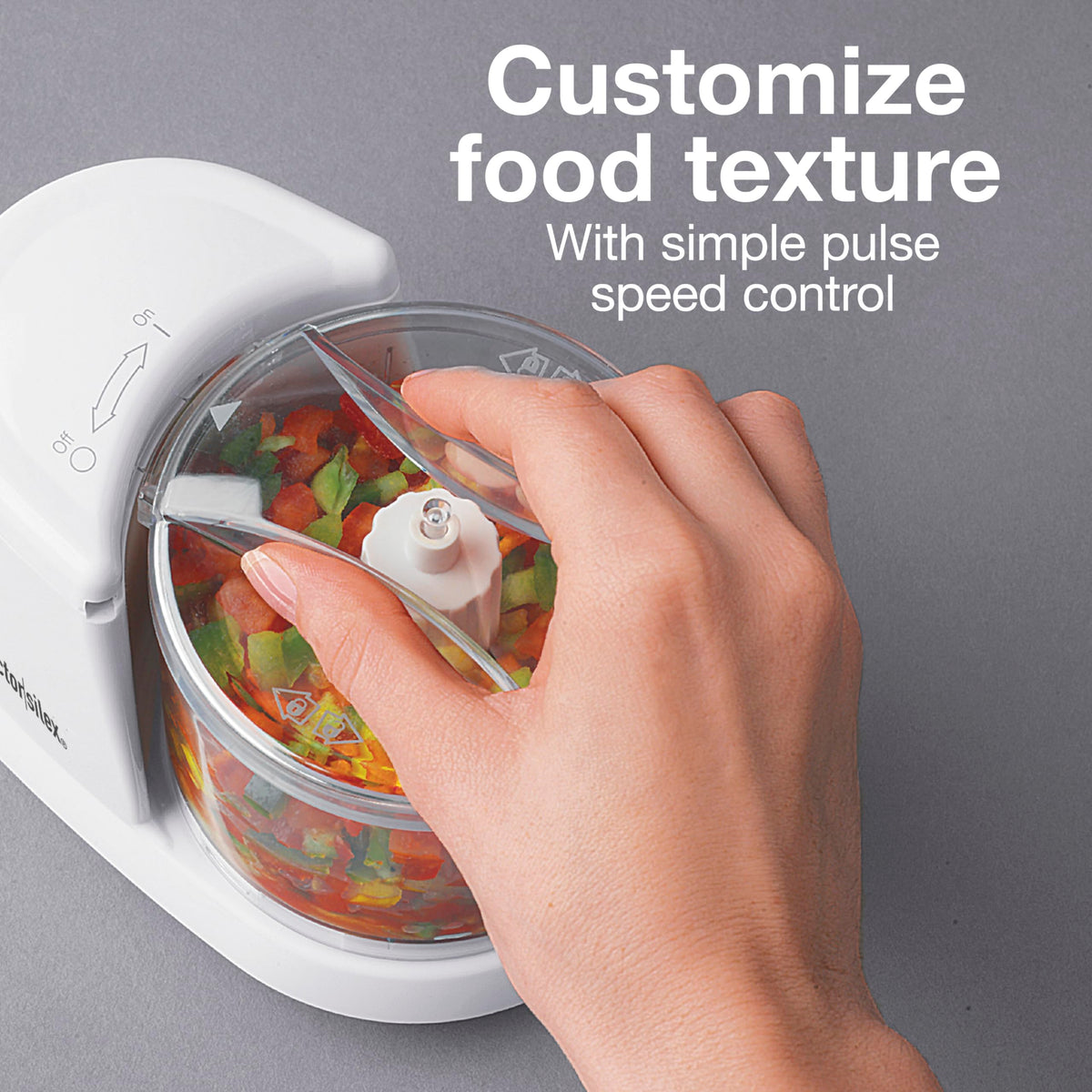 Electric Vegetable Chopper & Mini Food Processor N835
