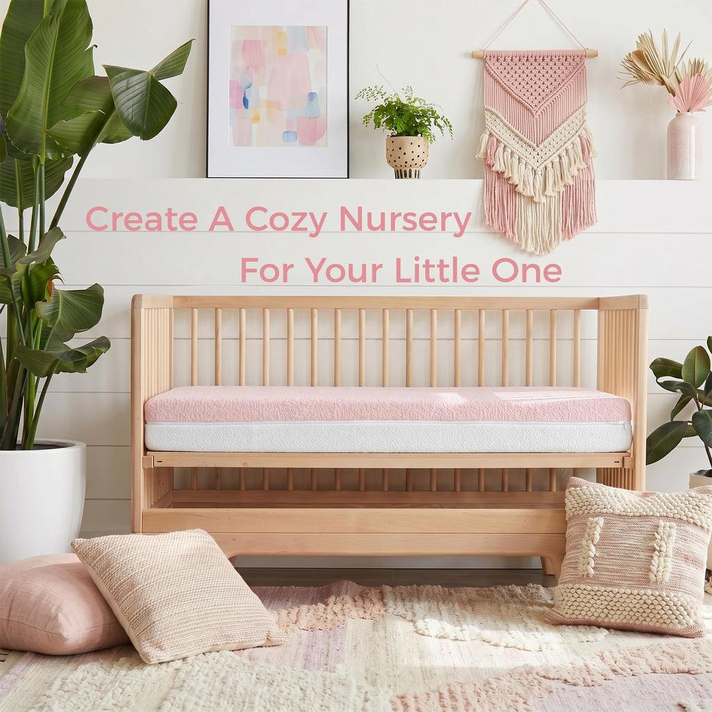 Dual Sided Gel Memory Foam Crib and Toddler Mattress J544069