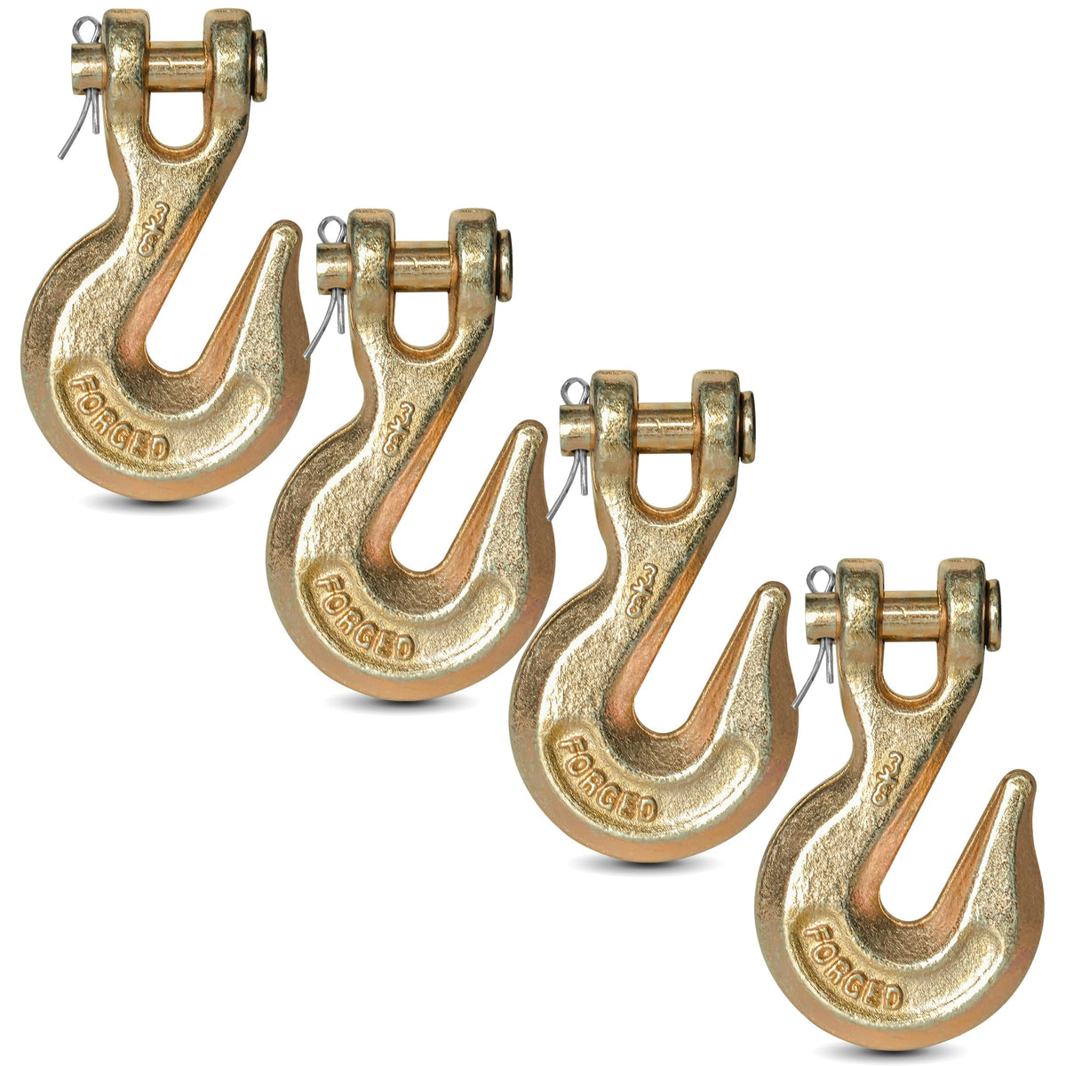 3/8" Clevis Grab Hooks 4 Pack Heavy Duty Chain Hook J6592