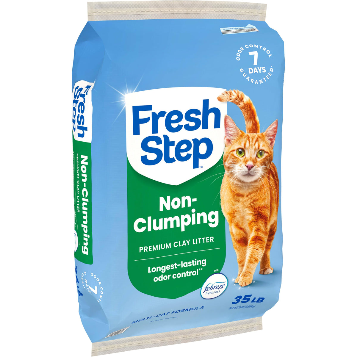 Non-Clumping Cat Litter with Odor Control, 35 lb. Bag A508