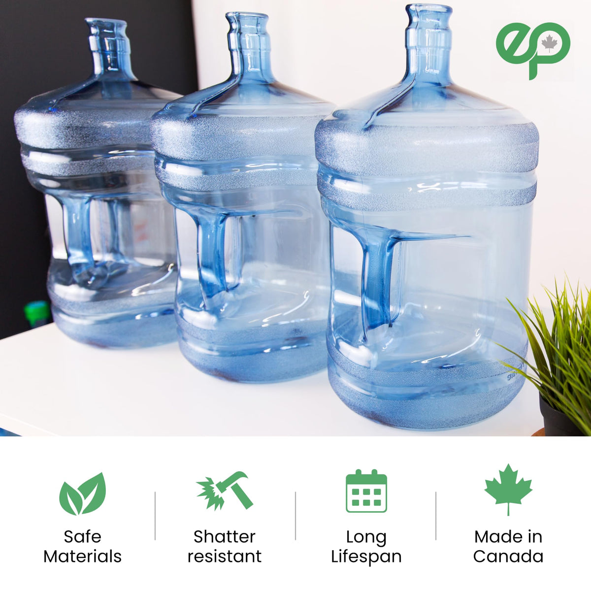 5 Gallon Reusable Plastic Water Jug I247